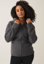 Boob Wool Hoodie Babycove Dark Grey Melange - Image 3