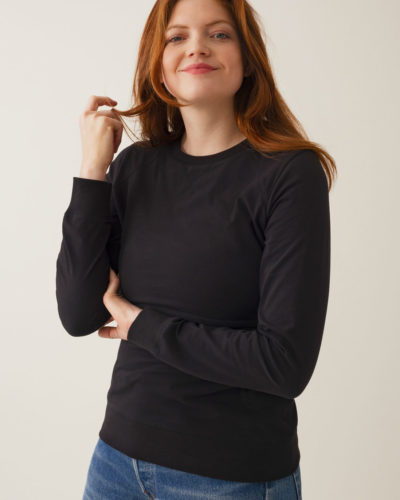 Boob Warmer Sweatshirt Almost Black