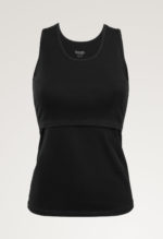 Boob Nursing Singlet Black - Image 3