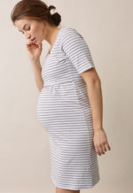 Boob nightdress white/grey melange