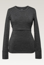Boob Merino Wool l/s top dark grey melange - Image 7