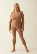 Boob Merino Wool l/s top brown melange - Image 2