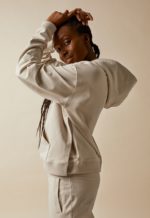 Boob BFF boxy hoodie putty - Image 2