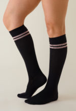 Boob Compression Socks Black