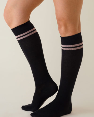 Boob Compression Socks Black