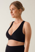 Boob Maternity/Nursing Bra Black svartur gjafahaldari