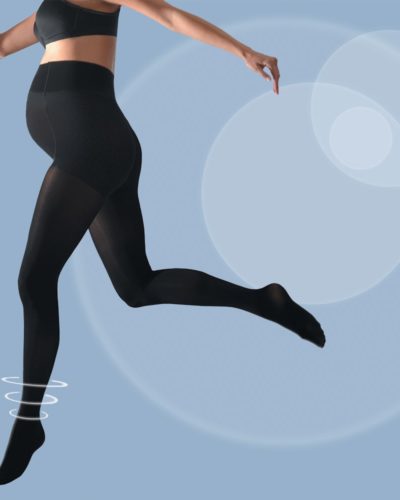 Cache Coeur Activ' soft tights 70 den black