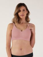 Bravado Silk Seamless nursing bra Dusted Peony gjafahaldari