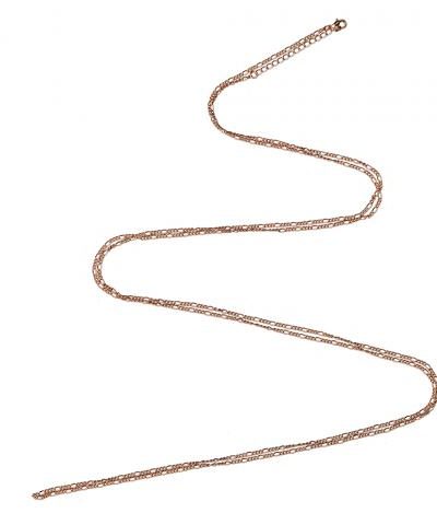 Bola necklace Rosegold
