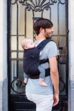 Babylonia Tricot-Click black - burðarpokasjal - Image 2