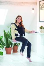 Babylonia Tricot-Click black - burðarpokasjal - Image 9