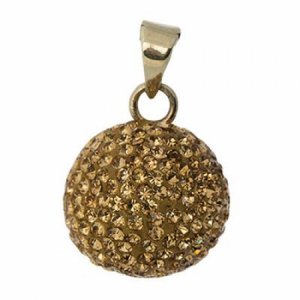 Bola Goldplated with glitter stones