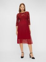 Mamalicious Mivana 3/4 mesh dress
