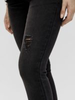 Mamalicious Taragona 7/8 slim destroy jeans black - Image 4