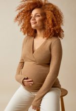 Boob Ribbed merino wool nursing top