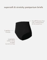 Noppies Lee Post Partum Briefs Black - Image 4