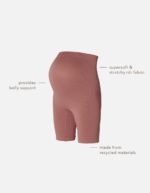 Noppies Nais Seamless Rib Biker Shorts Burlwood - Image 5