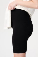 Noppies Nais Seamless Rib Biker Shorts Black - Image 3
