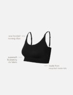 Noppies Mira Seamless Nursing Rib Bra Black - Image 5