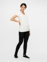 Mamalicious Juliane black slim pants - Image 5