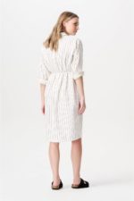 Noppies Diego Nursing Dress Long Sleeve - Cream - Image 2