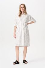 Noppies Diego Nursing Dress Long Sleeve - Cream
