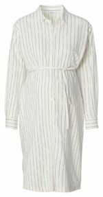 Noppies Diego Nursing Dress Long Sleeve - Cream - Image 4