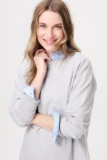 Noppies Pepe Nursing Sweater - Grey Melange - Image 4