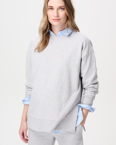 Noppies Pepe Nursing Sweater - Grey Melange