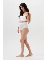 Noppies Seamless Brief Waist white - yfir kúlu nærbuxur briefs hvítar - Image 3