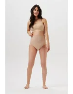 Noppies Seamless Brief Waist Natural - yfir kúlu nærbuxur briefs natural