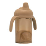 Difrax Non-Spill Sippy Cup Mál Mjúkur Stútur 250 ml Caramel