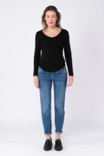 Love2Wait Momfit Jeans Norah Stone Wash - Image 4