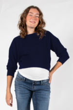 Love2Wait Knit Cropped Navy