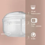 Difrax Dynamic Snuð Prime 0-6 mánaða 2 í boxi - Nude/Blush - Image 8