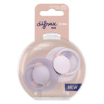 Difrax Dynamic Snuð Prime 0-6 mánaða 2 í boxi - Lilac/Violet - Image 8