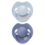 Difrax Dynamic Snuð Prime 6-18 mánaða 2 í boxi - Baby blue/Blue