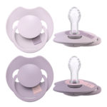 Difrax Dynamic Snuð Prime 6-18 mánaða 2 í boxi - Lilac/Violet - Image 2