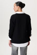 Noppies Pepe Nursing Sweater - Black - Image 2
