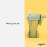 Difrax mál með röri 250 ml Raspberry - Image 6