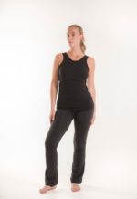 Boob Ribbed nursing tank top - Black