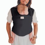 Babylonia tricot slen organic burðarsjal dark grey