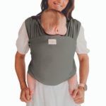 Babylonia tricot slen organic burðarsjal moon mist grey