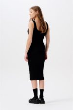 Noemi rib kjóll svartur - Image 2