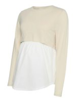 Mamalicious Dafni June L/S Mix Top - Image 7
