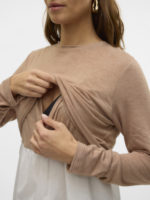 Mamalicious Dafni June L/S Mix Top - Image 5