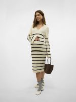 Mamalicious Isabell Stripe L/S Knit Dress - Image 5
