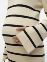 Mamalicious Isabell Stripe L/S Knit Dress - Image 3