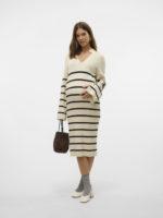 Mamalicious Isabell Stripe L/S Knit Dress - Image 4