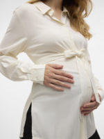 Mamalicious Elva Lia L/S Long Shirt - Image 4